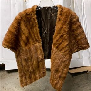 Fur shawl